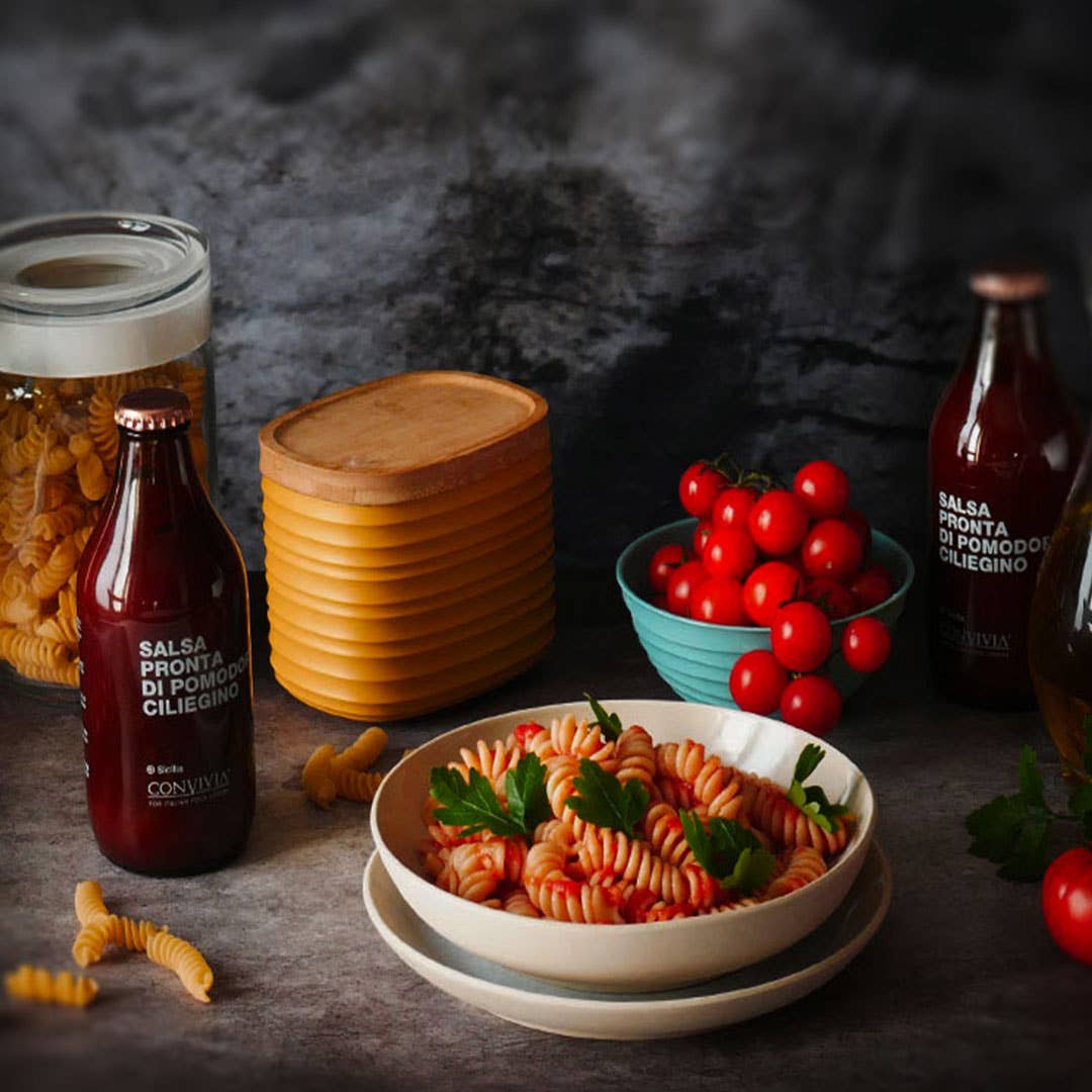 CONVIVIA for italian food lovers – Großhandel Pastasoße – Bio-Kirsch-Tomatensauce 330g6