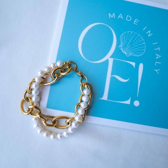 OE! - Wholesale Beaded Bracelet - PEARLS - BRACELET WITH FRESHWATER PEARLS0