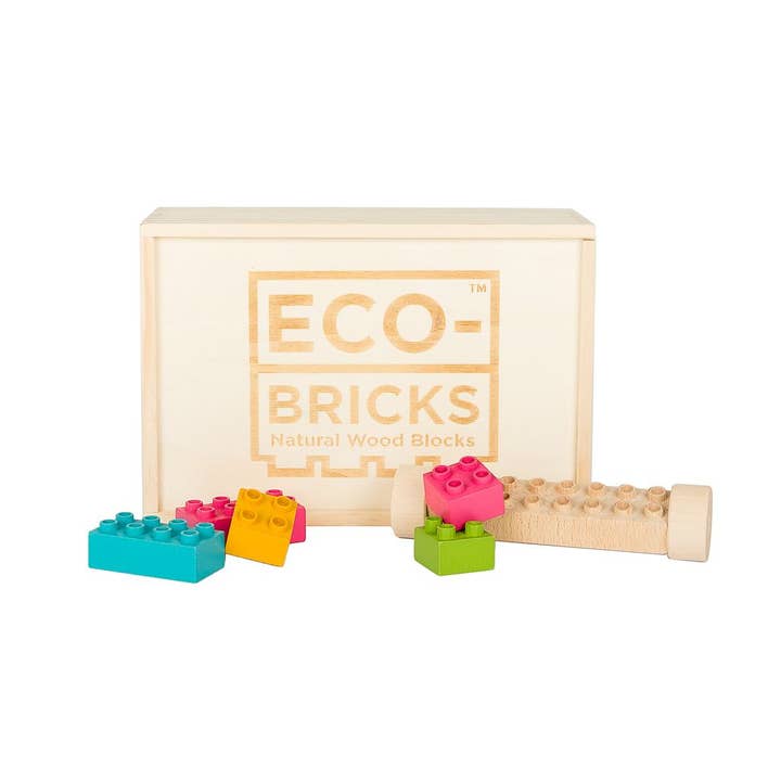 Once Kids – Großhandel Bauklötze – Kind & Baby – Öko-Bricks™ Farbe PLUS 48 Stück