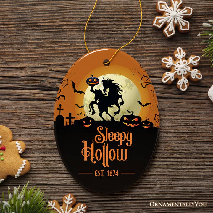 OrnamentallyYou - Wholesale Ornament - Spooky Sleepy Hollow Headless Horseman Ornament5