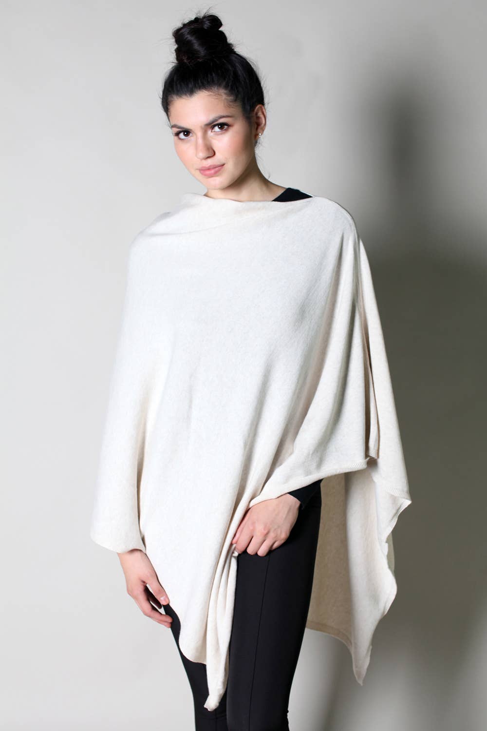 Viverano Organics - Wholesale Poncho - Women's - Women's Eco-Chic Poncho Sweater Knit Pullover (Organic)17