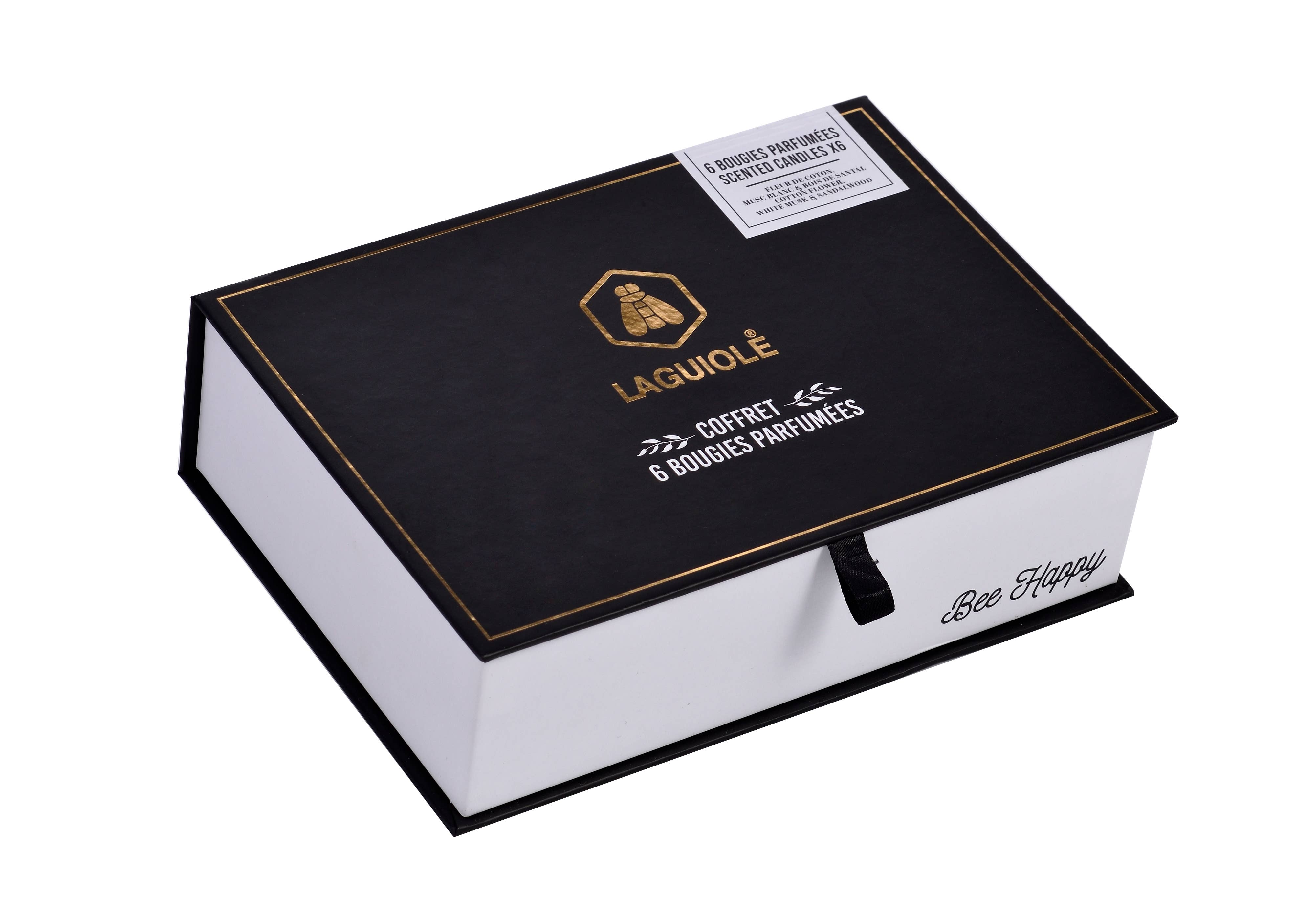 POLYFLAME / LAGUIOLE BOUGIES - Wholesale Jar/Filled Candle - Set of 6 assorted scented candles 30 g1