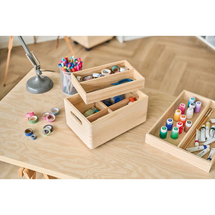 nature Utility box, softwood for wholesale on Faire1