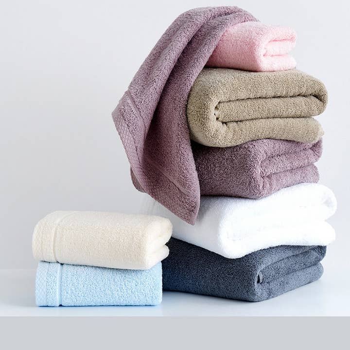 ACCITY - Wholesale Bath Towel - ADULTS' THICKENED AND SOFT LARGE COTTON BATH TOWEL_CWMM23038