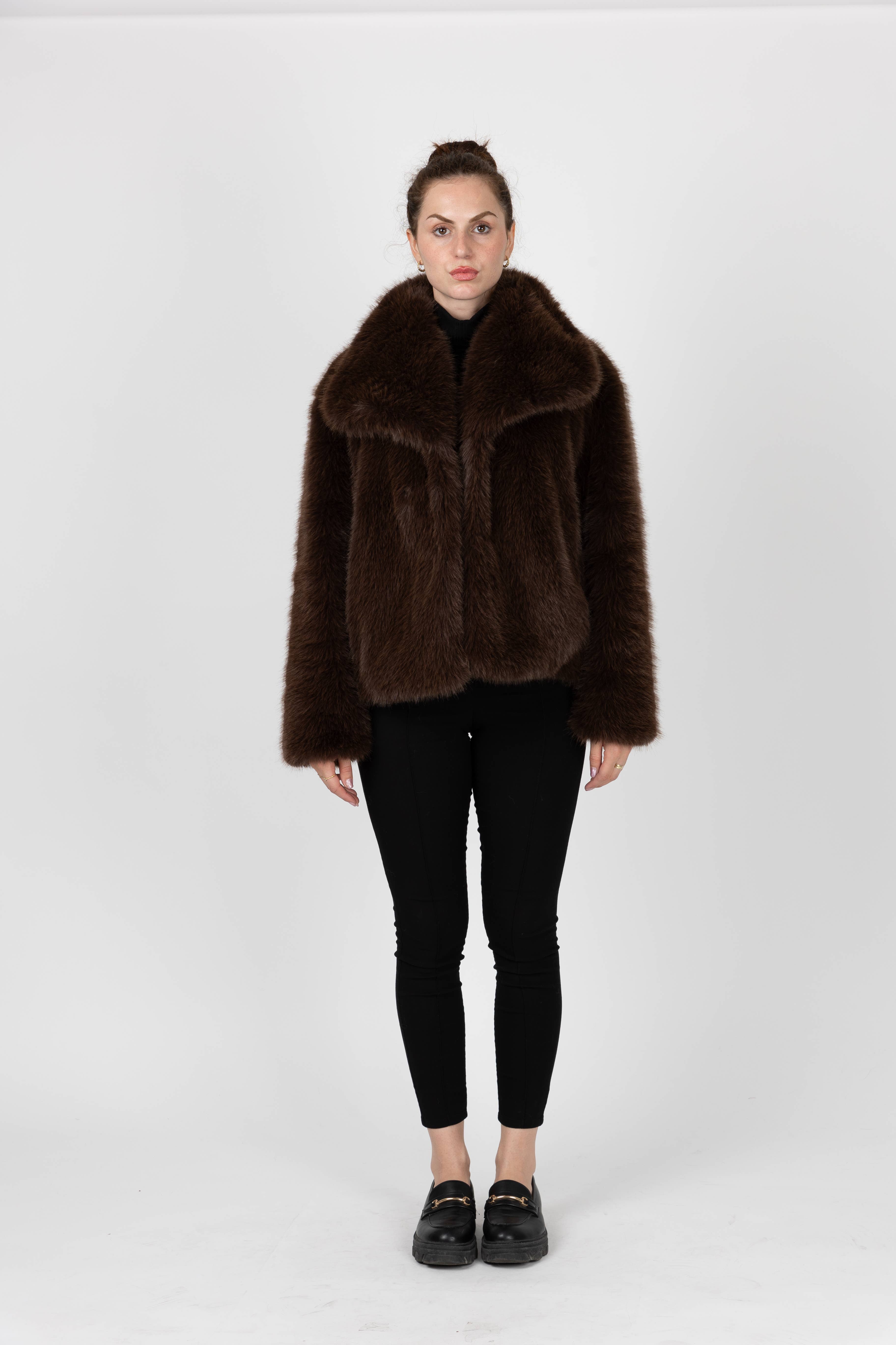 KZELL PARIS - Wholesale Fur/Faux Fur Coat - Women's - SHORT FAUX FUR COAT18