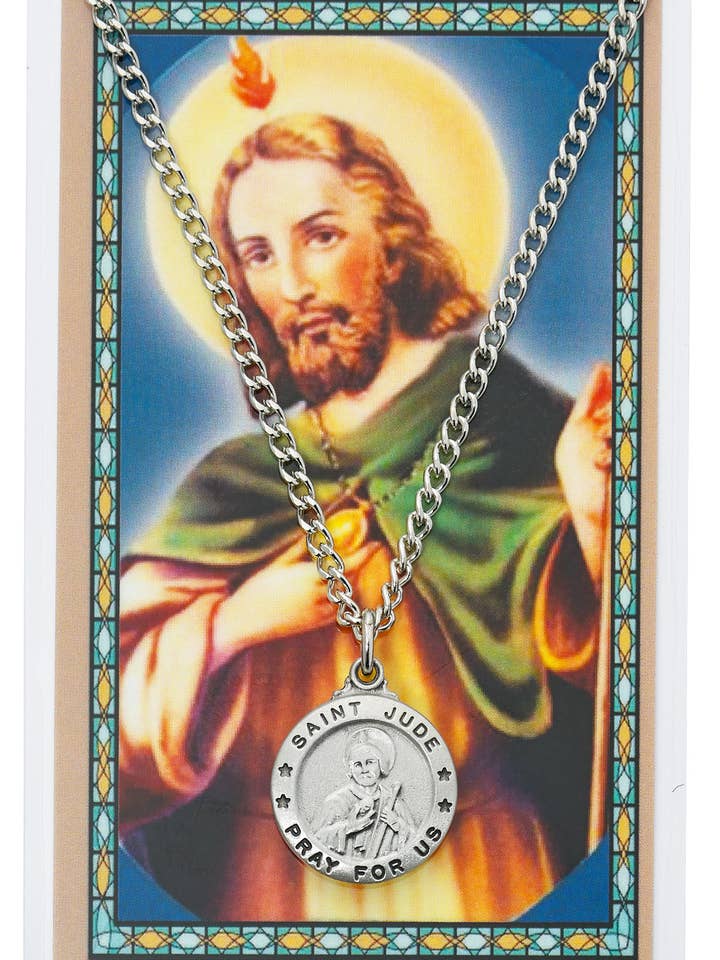 Collana Religiosa Cattolica da Uomo San Giuda per la vendita all'ingrosso da parte di Hail Mary Gifts