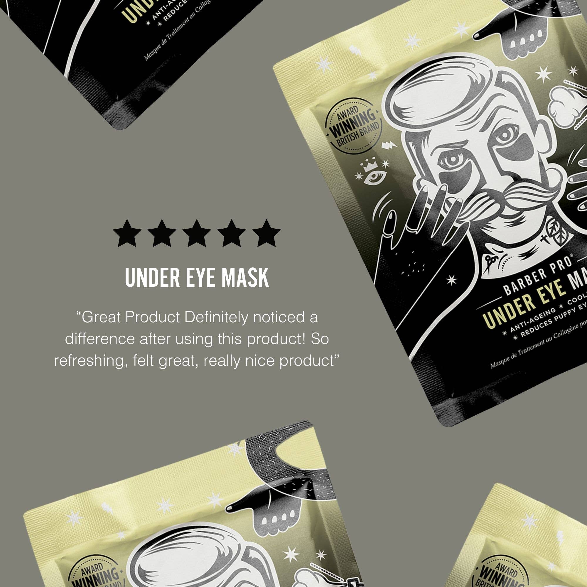 BARBER PRO - Wholesale Eye Treatment Mask - BARBER PRO Under Eye Mask - 3 Pack4