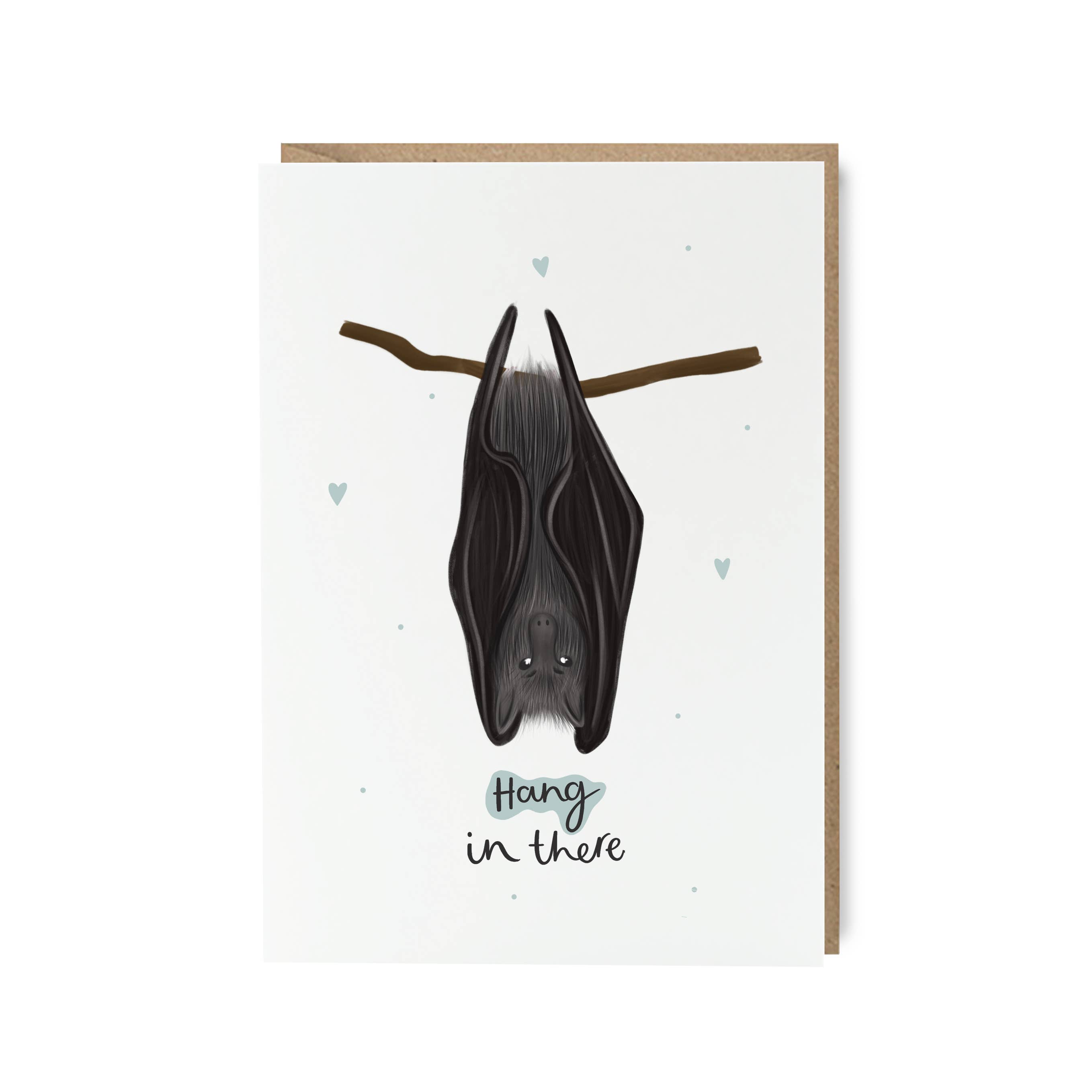 Abbie Imagine - Wholesale Sympathy Card - Hang In There Bat Sympathy Card1