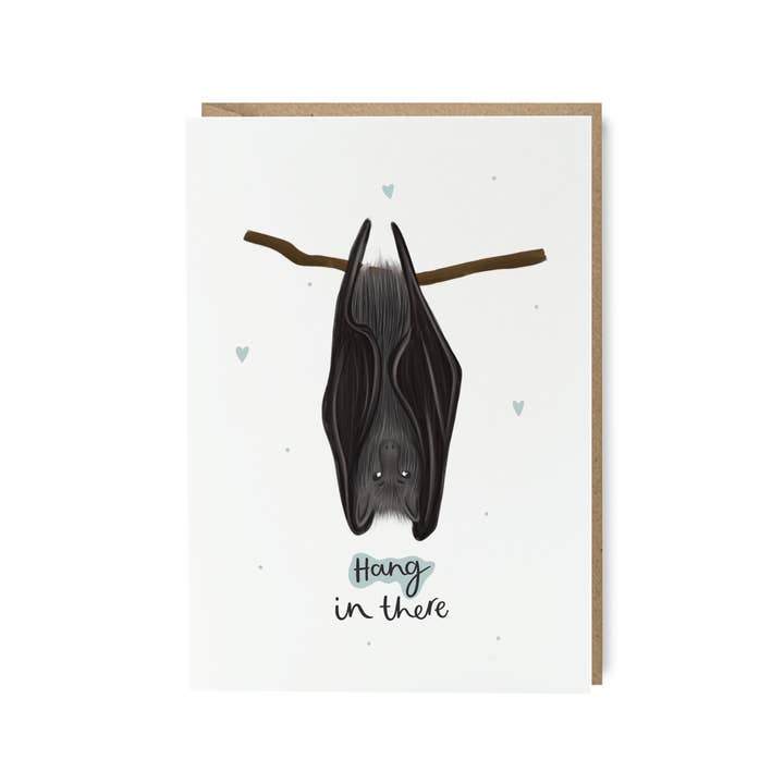 Abbie Imagine - Wholesale Sympathy Card - Hang In There Bat Sympathy Card1