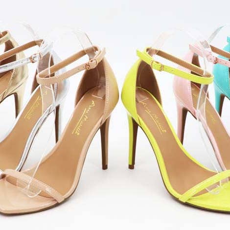 Mars Sky Shoes Wholesale - Wholesale High Heels - Women's - Anne Michelle NEO-01 Women Classic One Band Ankle Strap Sandals-12 Pairs Pack-20.75/Pair8