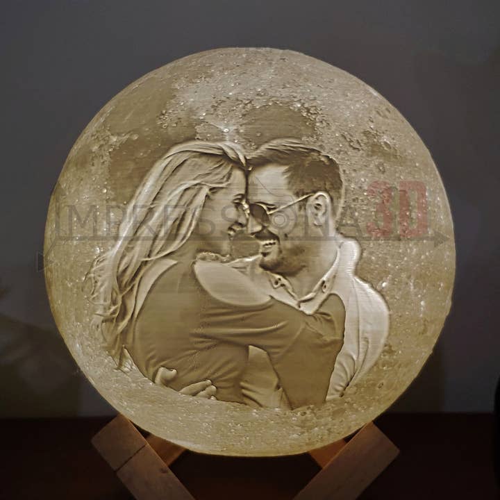 Moon Rechargeable Battery - White Light/Touch Control for wholesale by Impressiona3D.pt