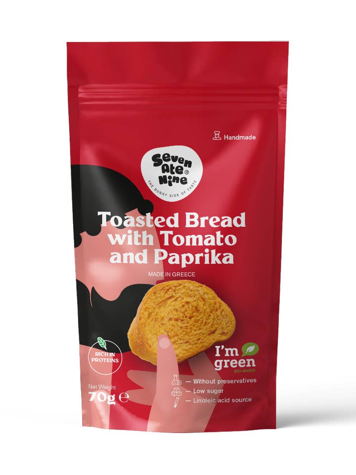 7 ate 9 Tasted bread bite with Tomato and paprika for wholesale by 7ate9