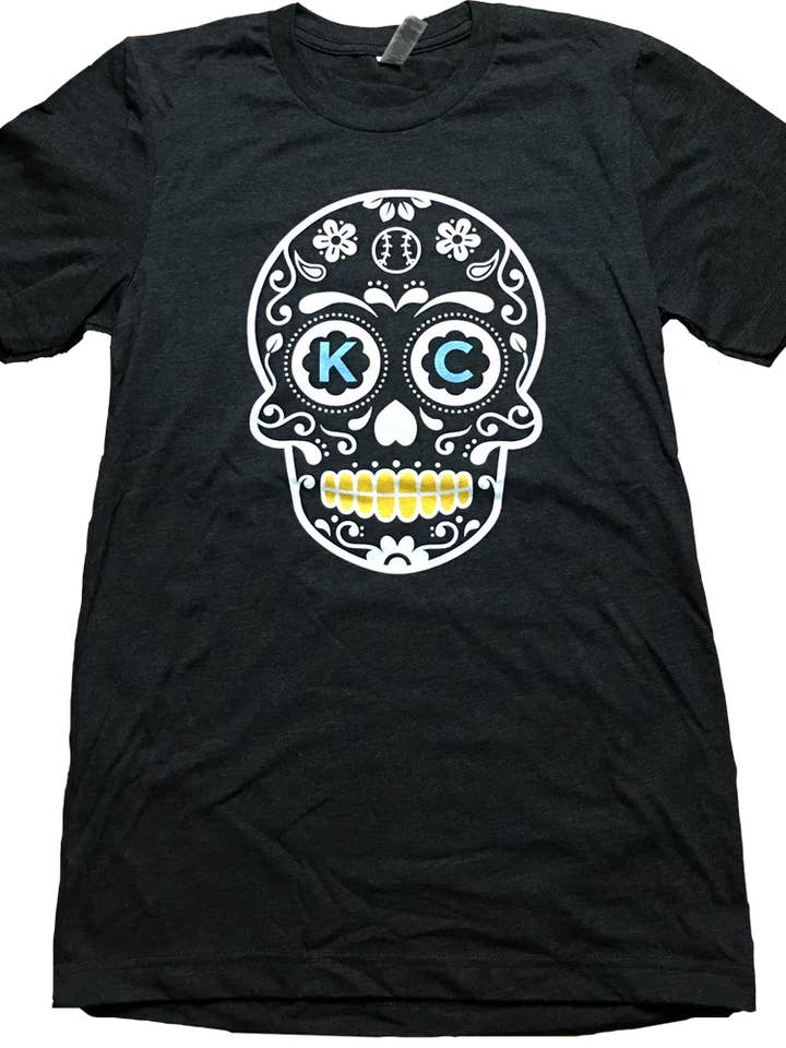 Custom Sugar Skull Baseball Version for wholesale by We Got Your Back Apparel