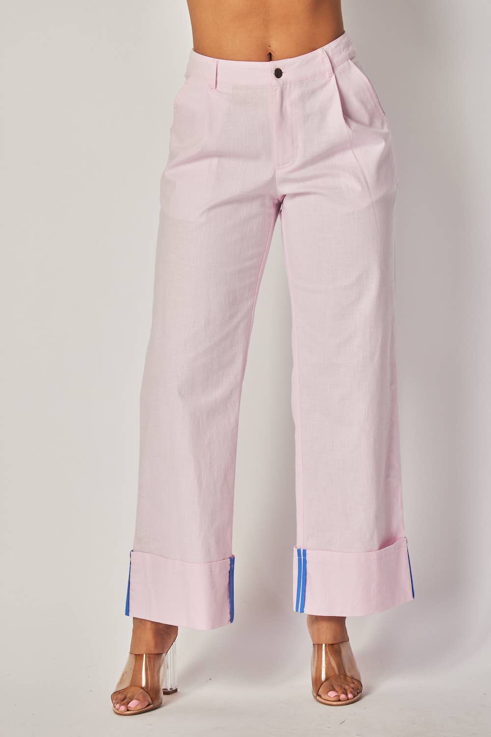 Hot & Delicious - Wholesale Broek - Dames - Jaylene Hem Manchet Broek (HDP32961)10