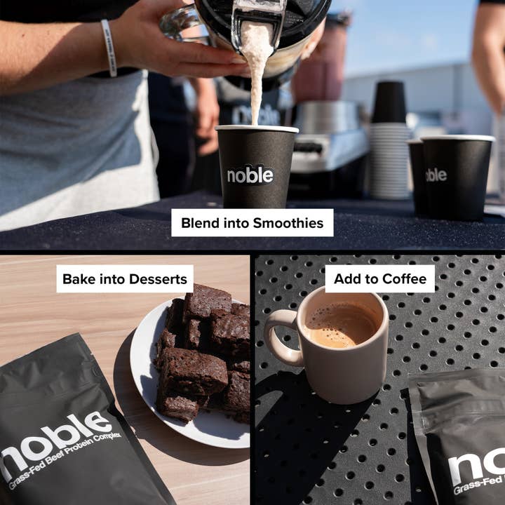 Noble Origins - Wholesale Protein/Superfood Powder - Noble Grass-Fed Beef Protein: Chocolate 4