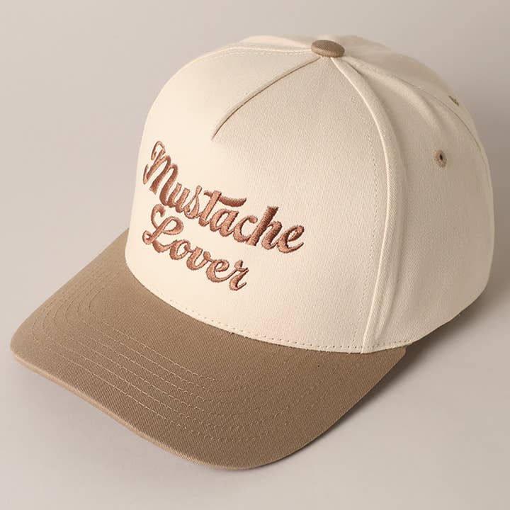Fashion City – wholesale Trucker hat – Unisex – Mustache Lover Two Tone Trucker Hat1