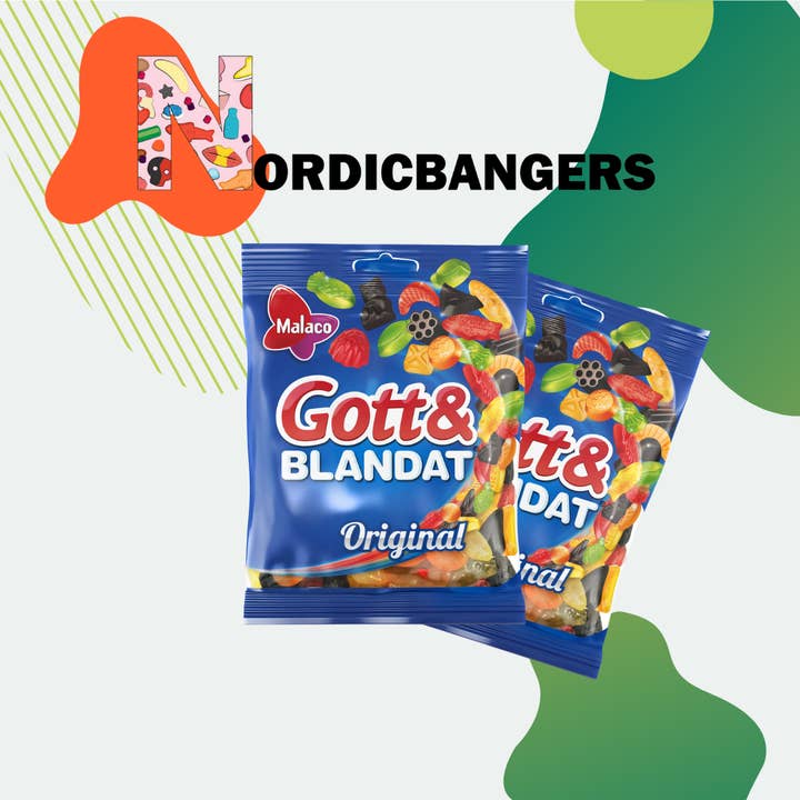 Nordicbangers - Swedish Candy – Engroshandel Vingummi – Malaco svenske slikposer 160g gode og blandede