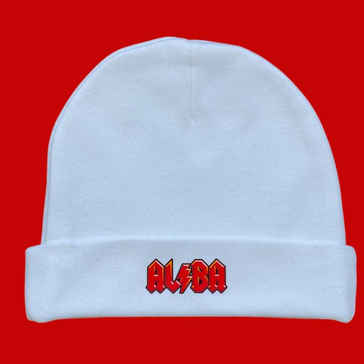 AL/BA Baby Hat 0-3 Months for wholesale by Brave Scottish Gifts