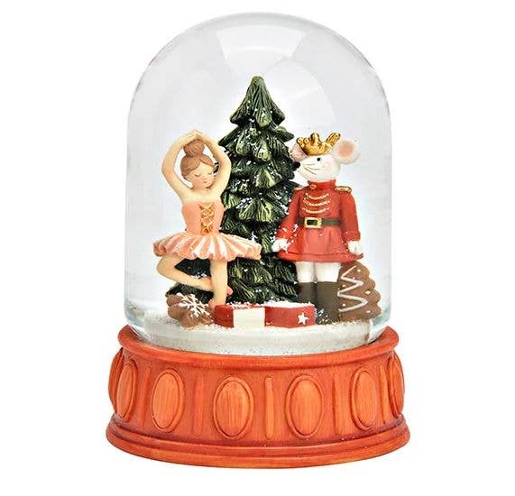 Schneekugelhaus - Wholesale Snow Globe - Snow Globe Nutcracker in Bell Shape 90 mm Diameter0