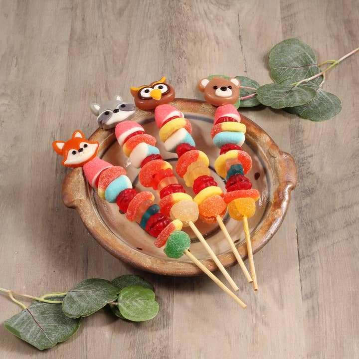 Coblentz Chocolate Company - Wholesale Gummy - Woodland Mix Gummy Kabobs