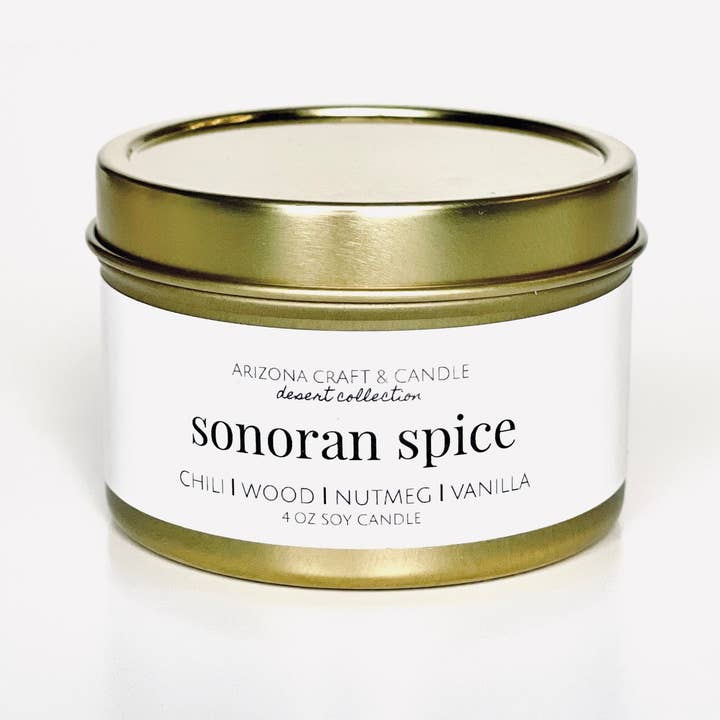 Arizona Craft & Candle - Wholesale Travel Candles - Sonoran Spice Travel Candle