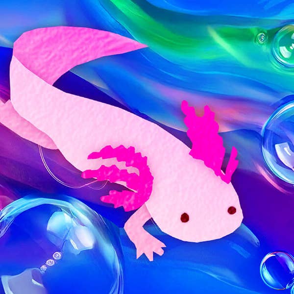 Micro Puzzles - Vendita all'ingrosso Puzzle - Bambini - Regalo alla moda con puzzle Axolotl1
