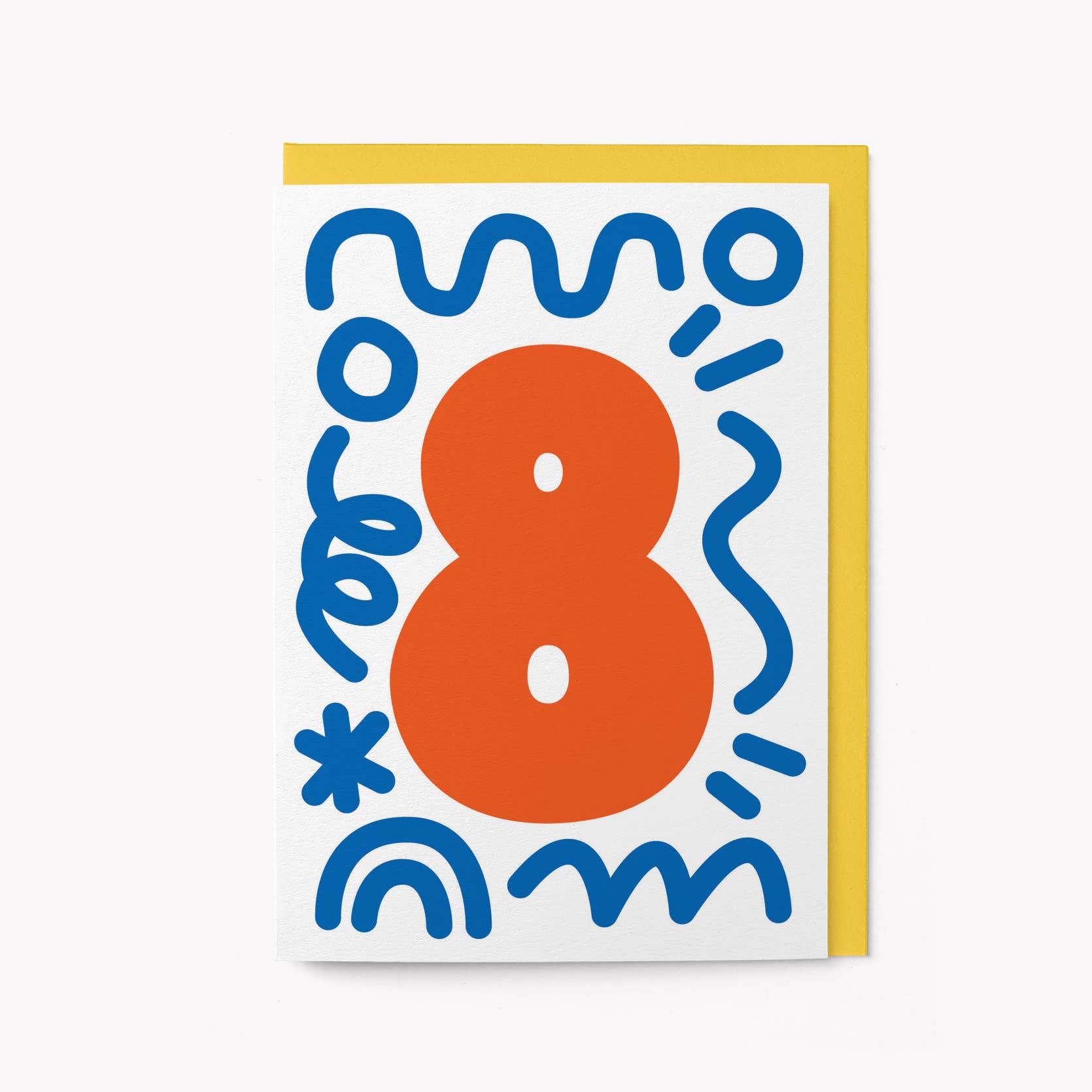 Graphic Factory - Wholesale Verjaardagskaartje - 8e verjaardag - verjaardagswenskaart voor kinderen0