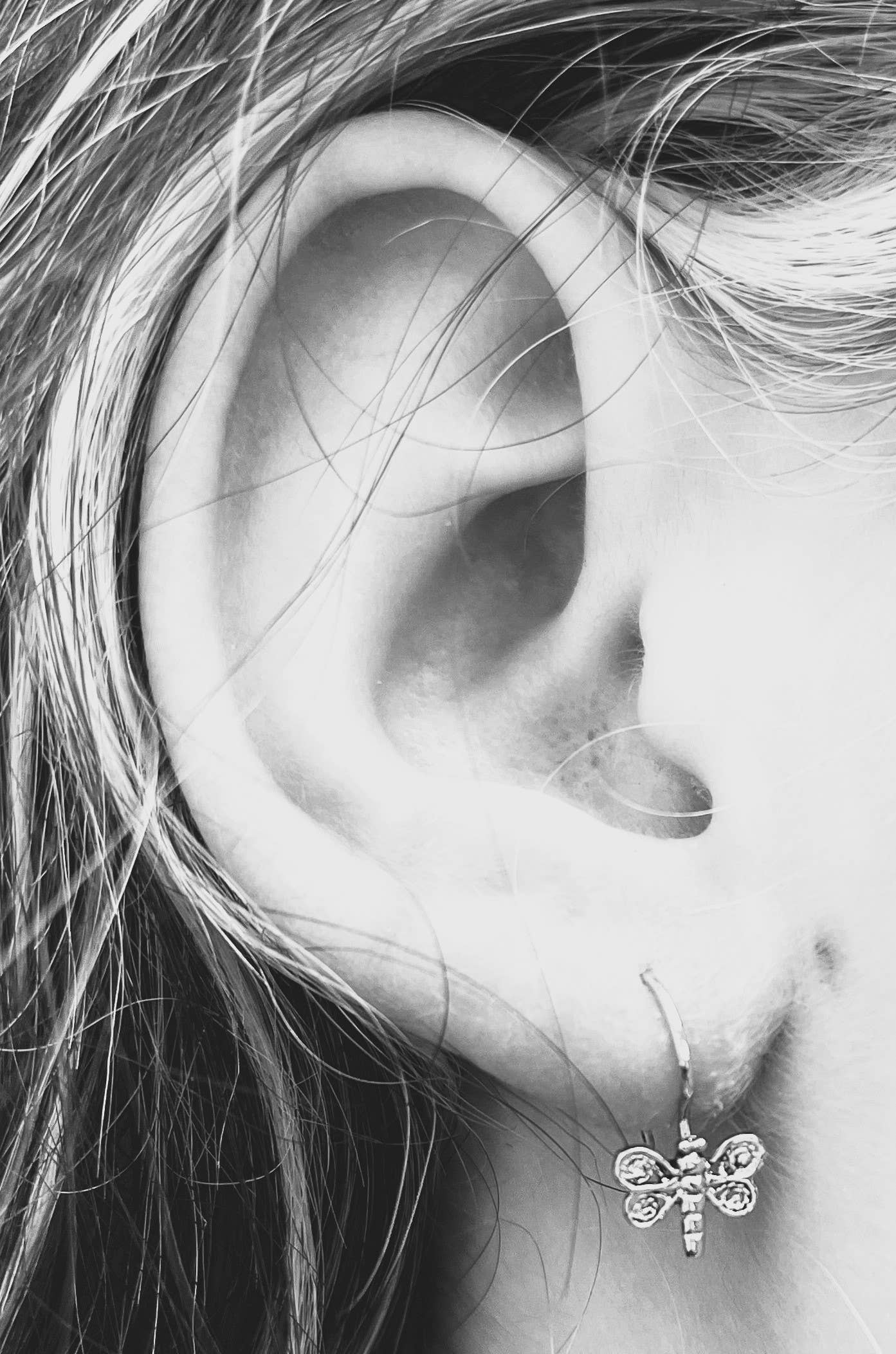 Semaki & Bird - Venta al por mayor Pendientes colgantes - Pendientes colgantes de libélula - Sterling Natural History2