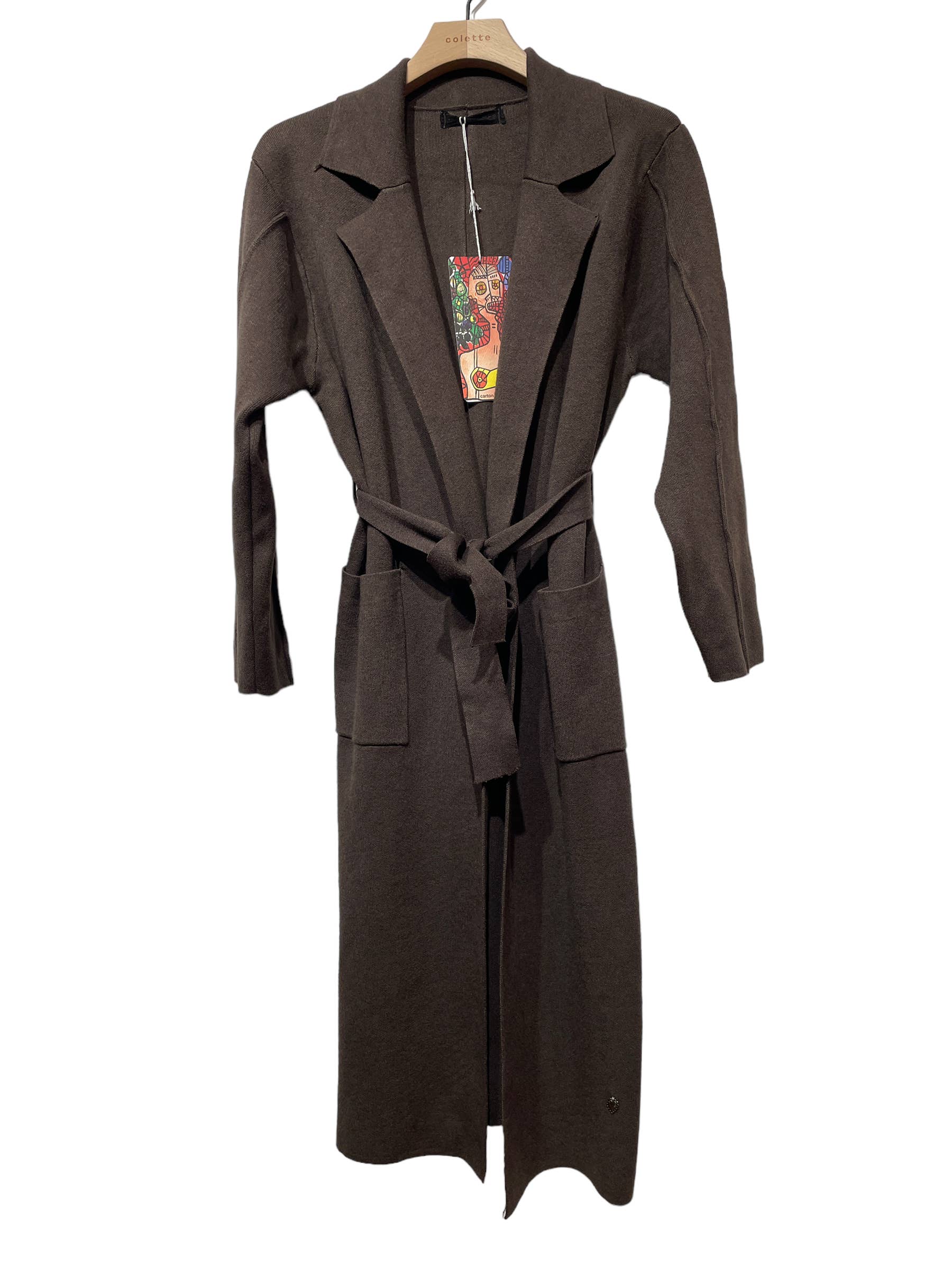 LINEN & COTTON HOUSE - Wholesale Coat - Women's - Classic knitted coat 13103. FALL WINTER CLOTHING20