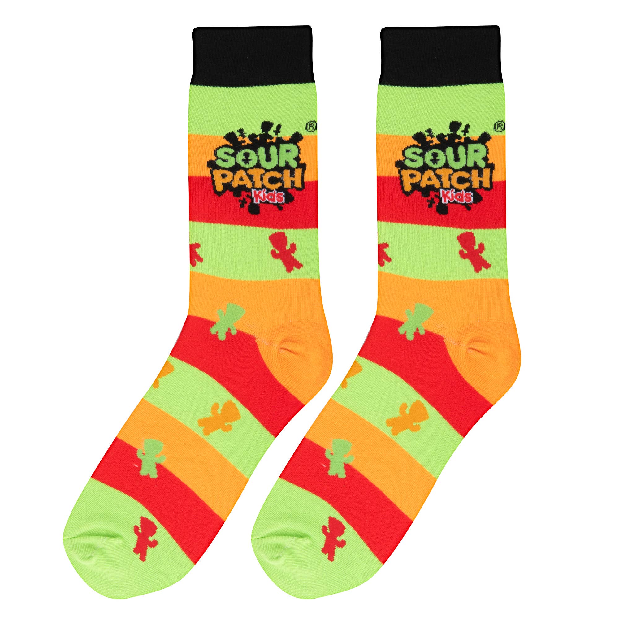 Crazy Socks - Wholesale Socks - Men's - Crazy Socks - Mens Crew - Sour Patch Kids Stripes1
