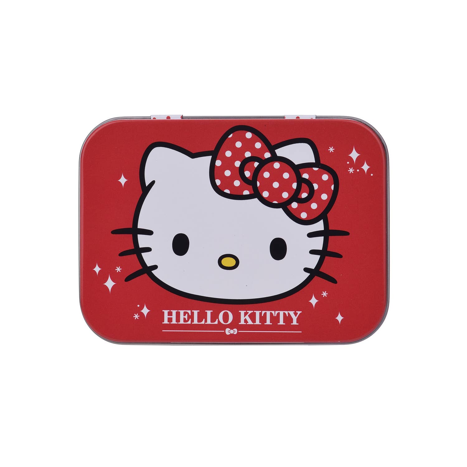 Takecare - Wholesale Bandaids/Bandages - Hello Kitty, Metal Box of Bandages, Glitter, Pre-cut, Children, Junior, Box of 24 Bandages, 10.9 x 8 x H.2 cm, TAKE CARE3