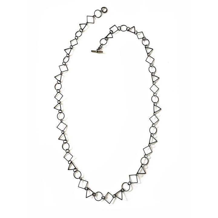 Small Geometric Shapes Necklace for wholesale by Erica Zap Designs