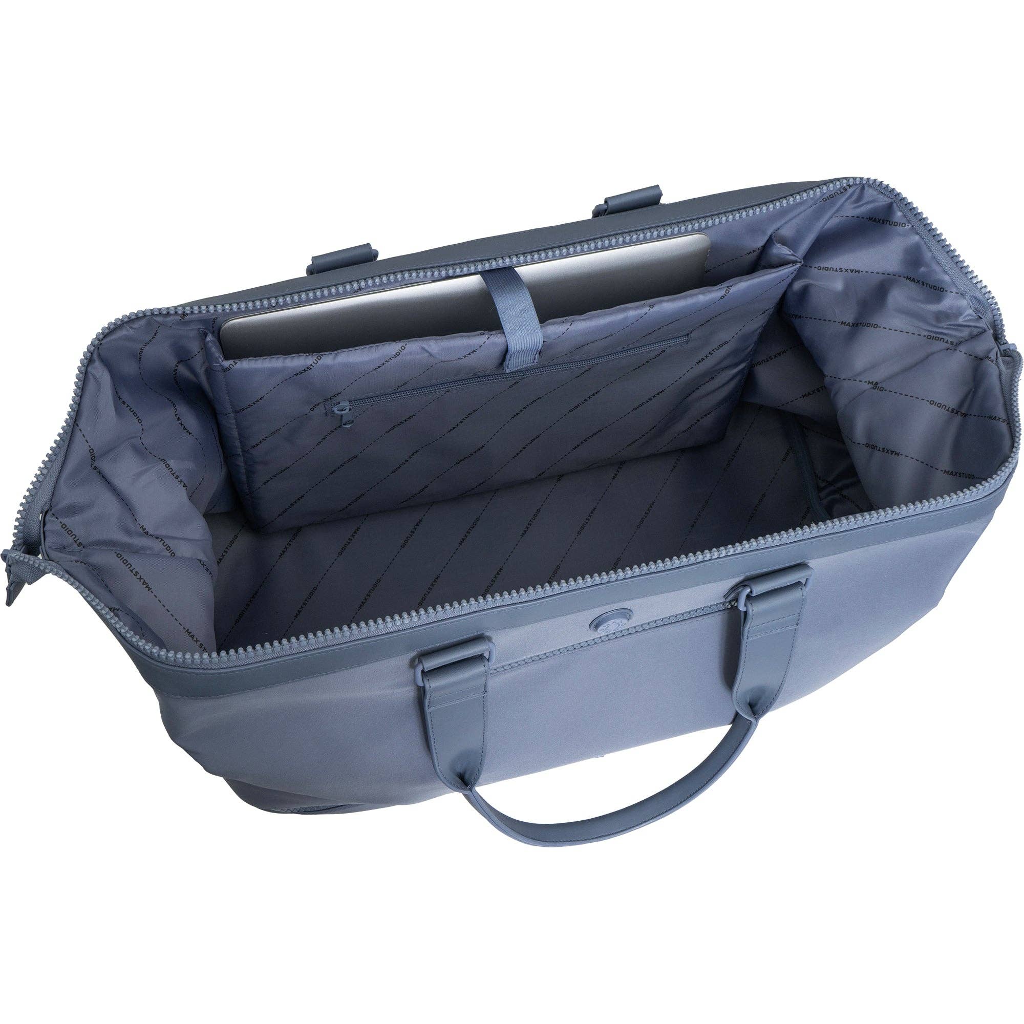 Magid - Wholesale Weekender Bag - Women's - Max Studio Sport Nylon & Faux Leather Drop Bottom Duffel Bag39