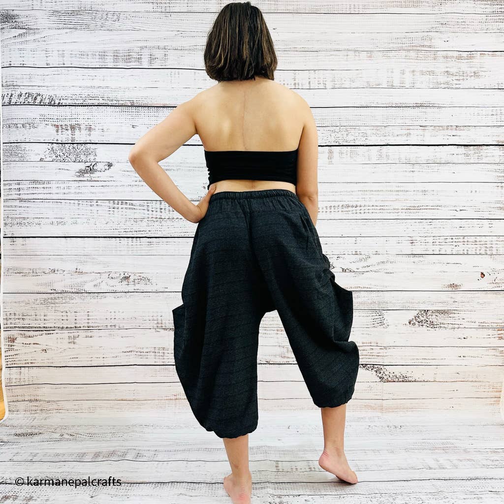 Karma Nepal Crafts – Großhandel Hose – Damen – Haremshose aus Baumwolle mit Spiralmuster2