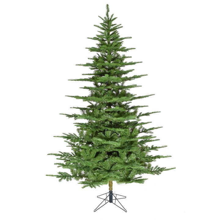 Perfect Holiday - Wholesale Artificial Christmas Tree - Unlit Green Aspen Fir Narrow Thin Wide Christmas Tree