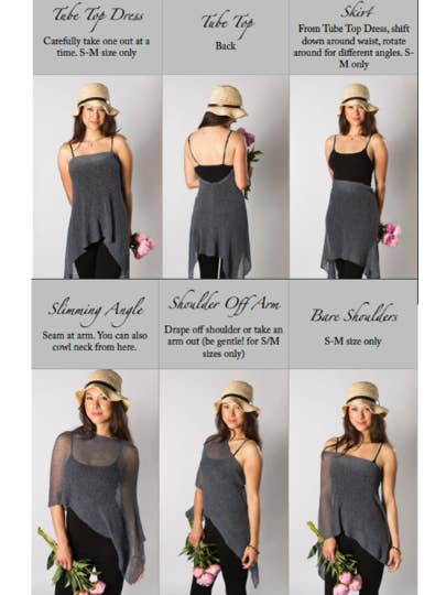 Bali Prema - Wholesale Swim Cover Up - Women's - Summer Sheer Knit Poncho Shawl-Boho Beach Cover Up for Dress