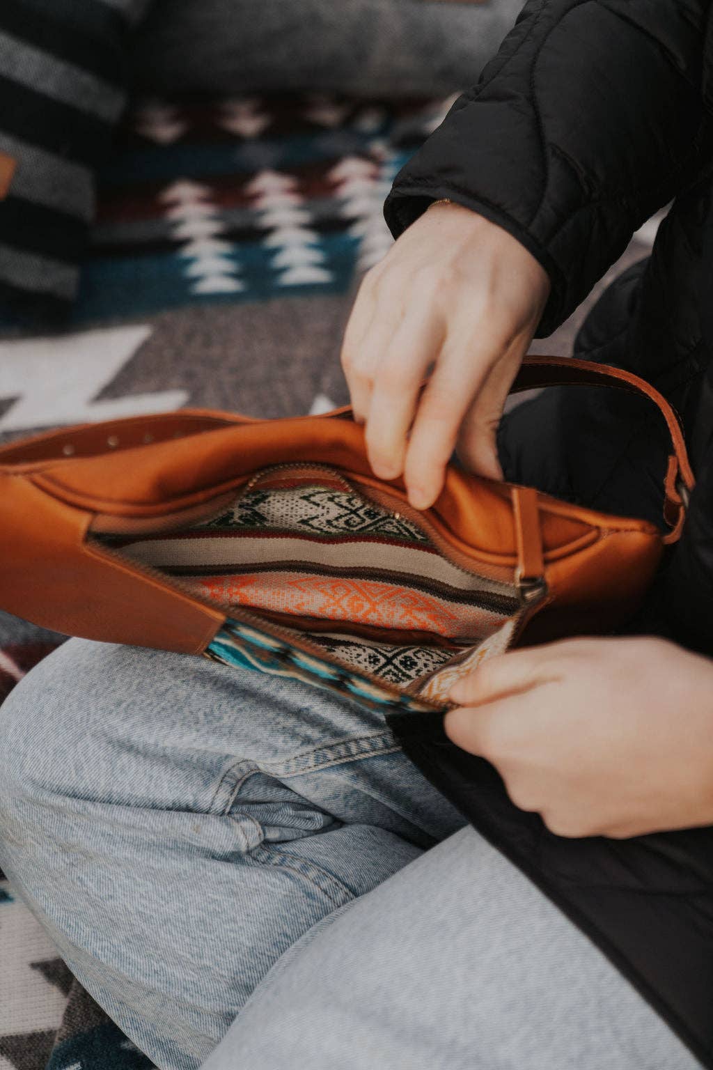 Wylde Brigade – wholesale Crossbody-väska – Unisex – Toluca Läder Crossbody Reseslingväska3