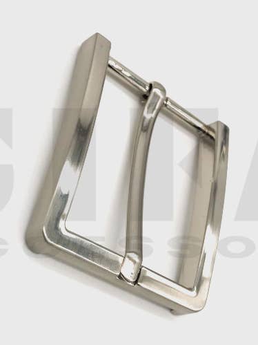 3.5 cm brushed nickel buckle art 687/35 for wholesale by Gifa Accessori