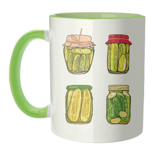 ART WOW – wholesale Coffee mug – Mugs 'Vintage Pickles Jar Collection'12
