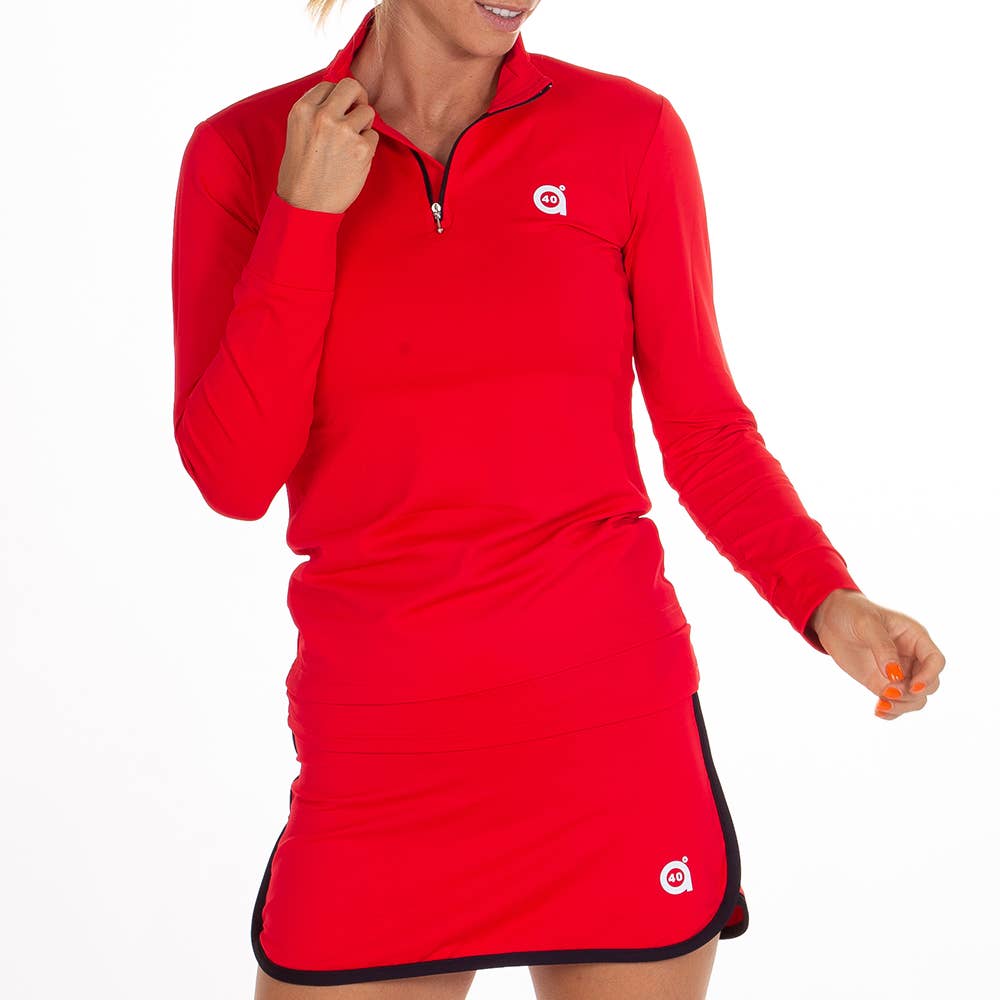 a40grados Sport & Style - Vente Haut de sport – femme - T-SHIRT COMME ROUGE9