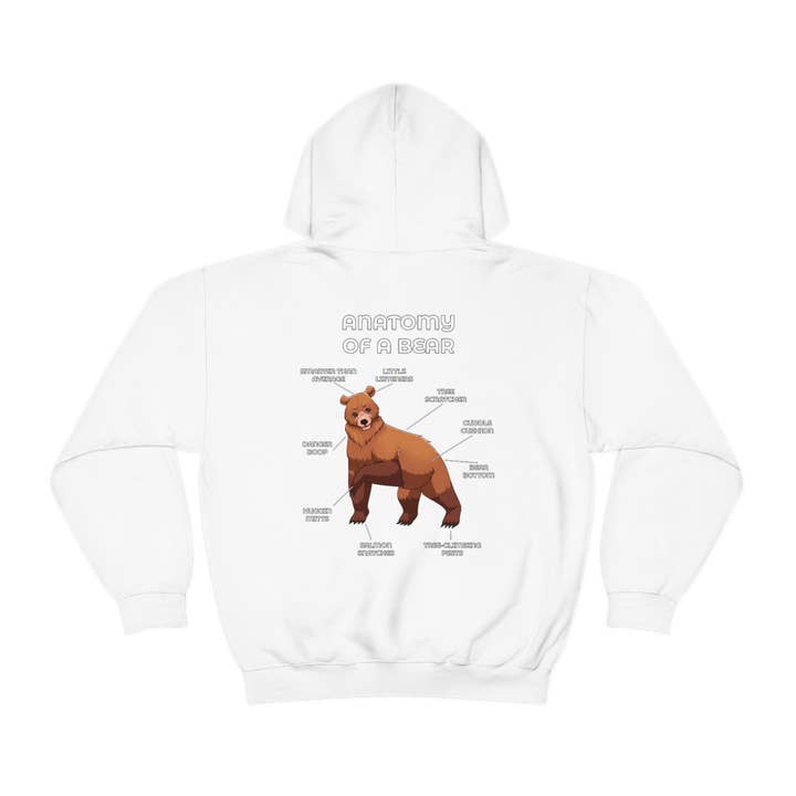 Bear Brown - Felpa con cappuccio per la vendita all'ingrosso da parte di Artworktee