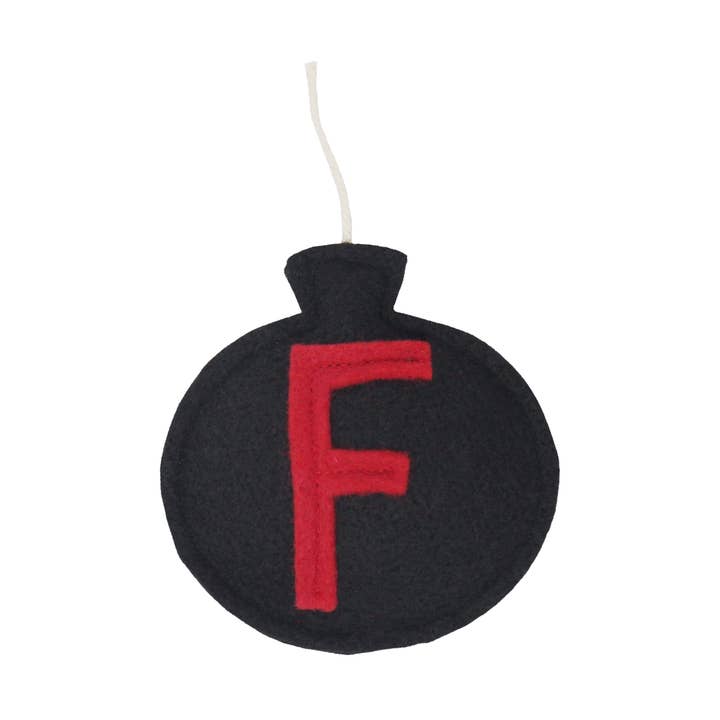 F Boom -Felt Catnip Toy for wholesale by Fuzzbutt Boutique LLC