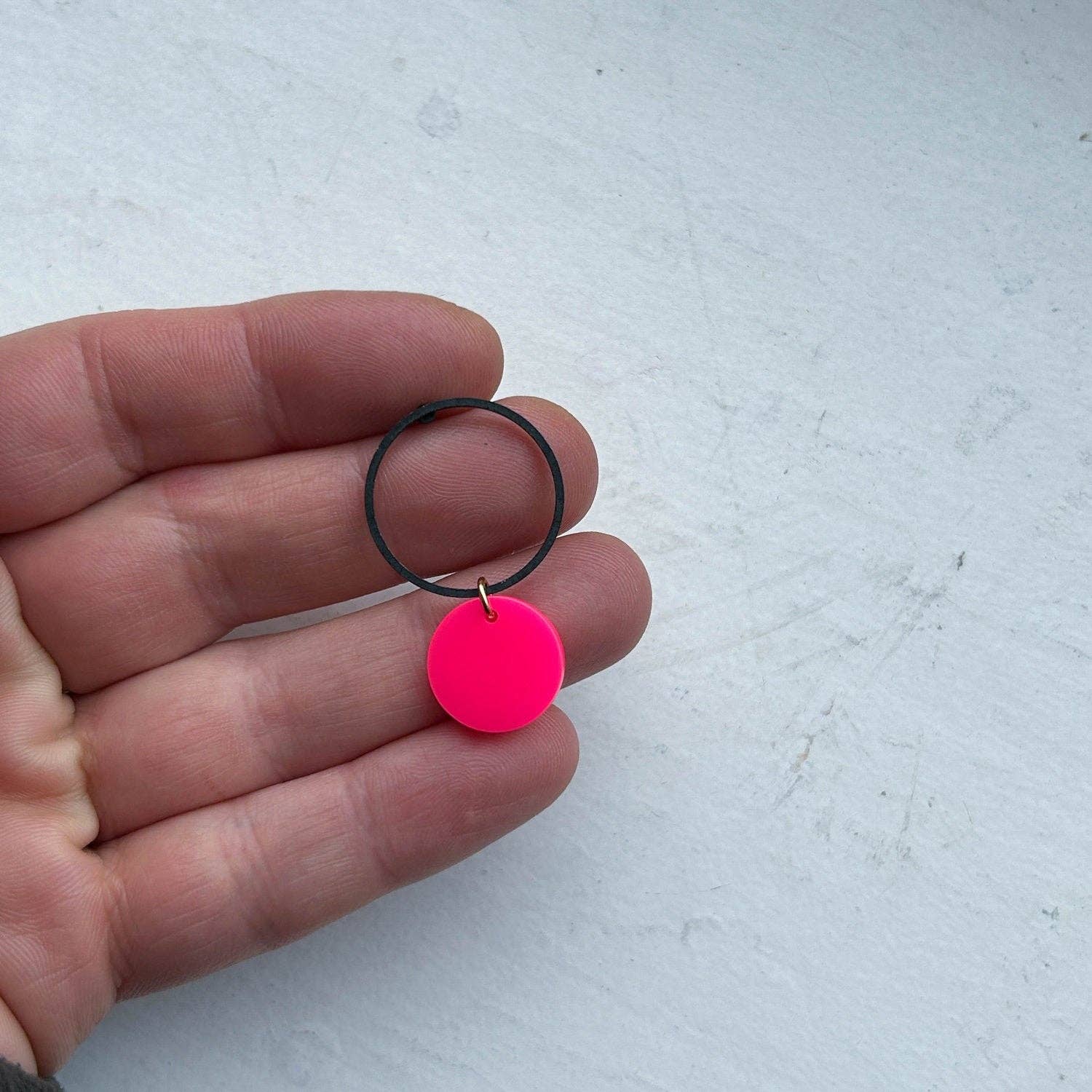 Hermoosa - Wholesale Dangle Earrings - Statement Earrings *NEON CIRCLE*7