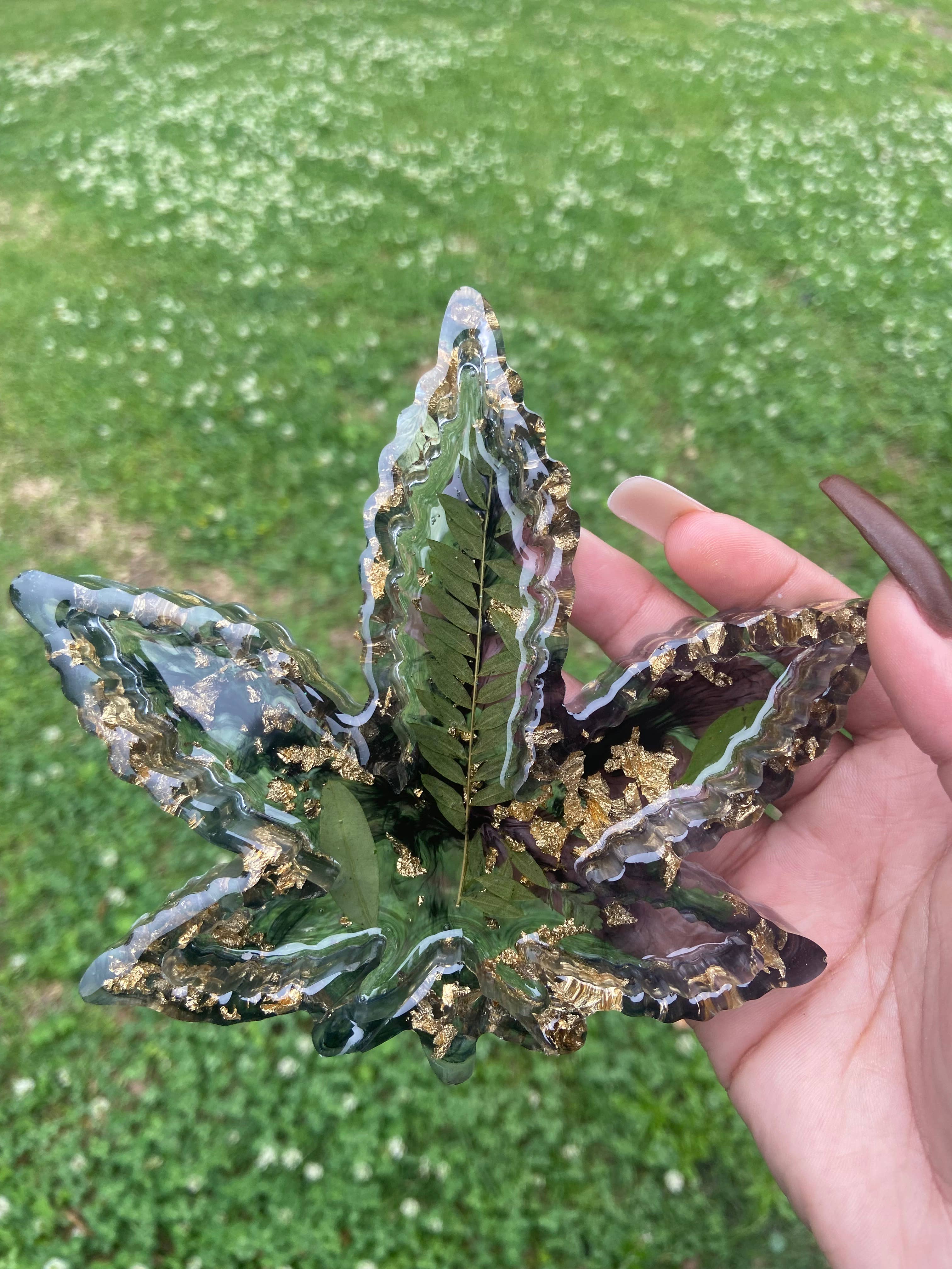 KraftzbyKenzie – Engroshandel Askebæger – Black Leaf askebæger | Blad Bakke | Weed nipsting parabol |6