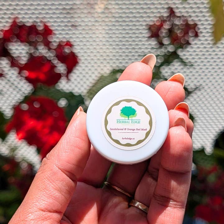 Herbal Edge - Wholesale Skincare face mask - Sandalwood & Orange Peel Clay Mask3