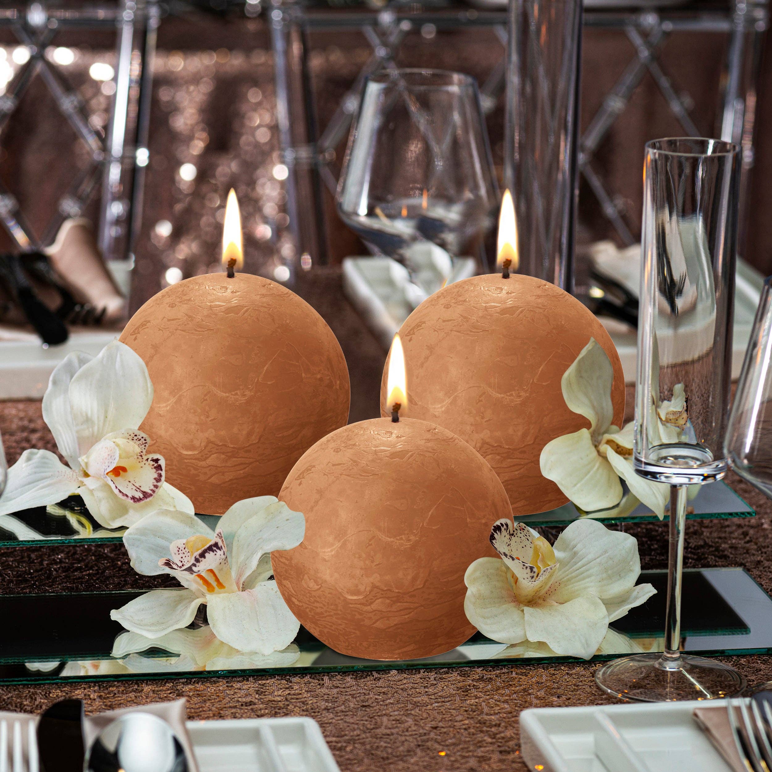 BOLSIUS – Velas de decoração por atacado – 6 Velas rústicas 3" - Inperfuted - Natural - Eco-Friendly - Cera Plant-Based - **Vendido Individualmente23