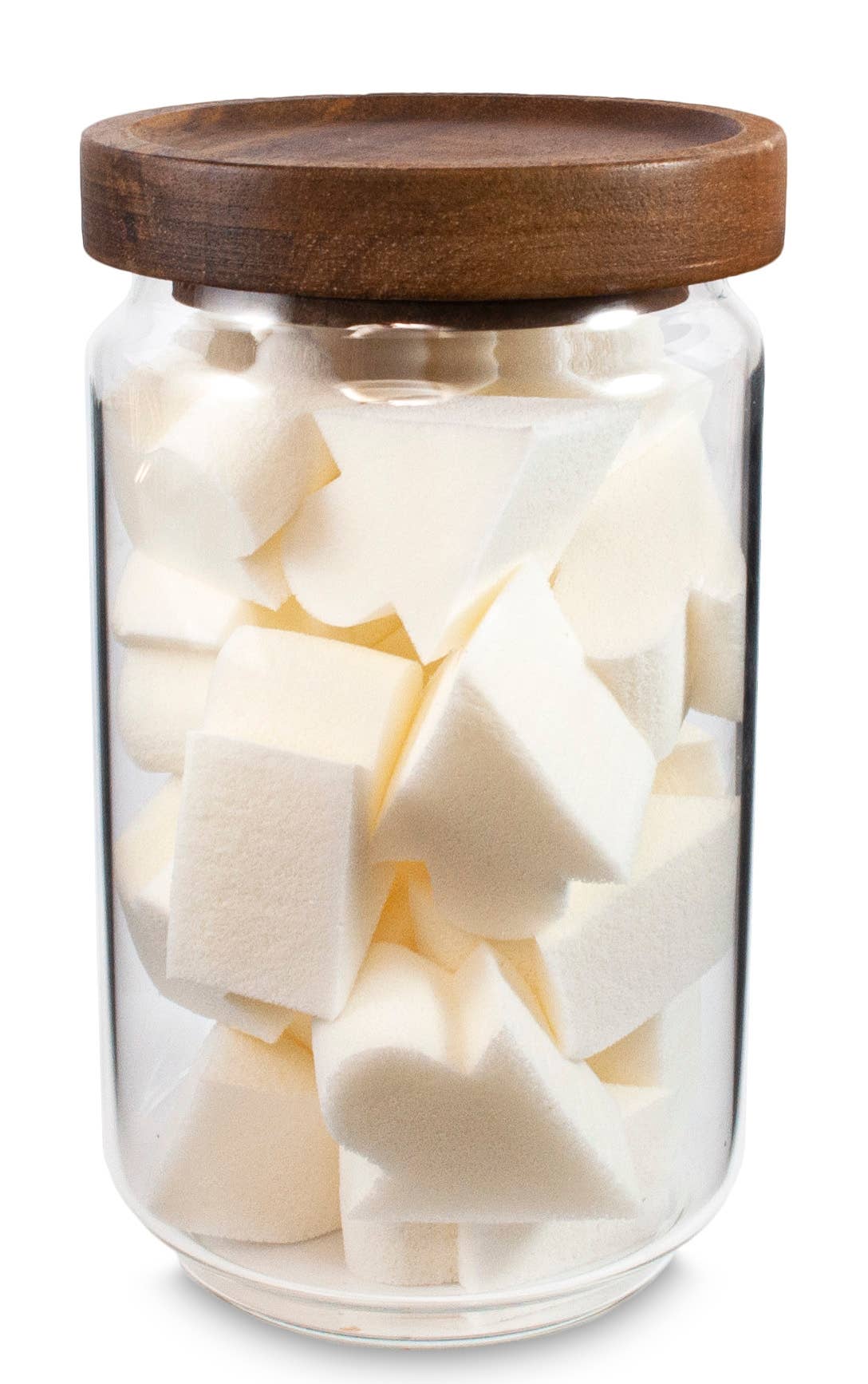 Clear KITCHEN BASICS Canister Borosilicate/Acacia Lid 24oz for wholesale on Faire1