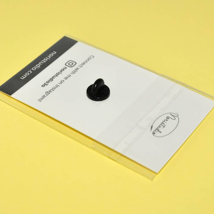 Noristudio - Wholesale Reversspeld/knoop - Bubu en Japanse pudding emaille pin4