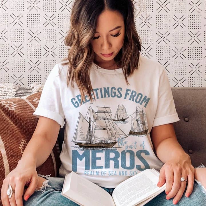 Haven van Meros T-Shirt | Kindred's Curse Saga voor wholesale door Parchment & Parcel