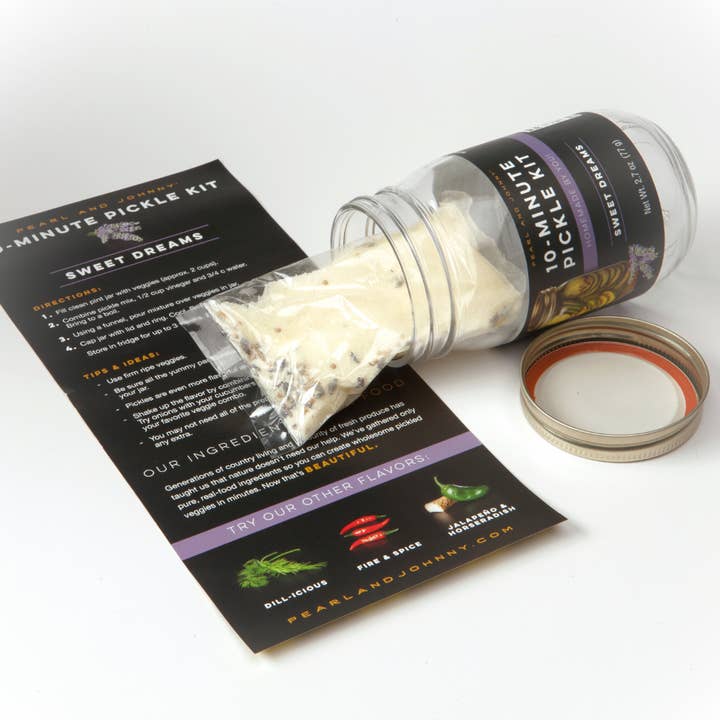 Pearl and Johnny - Wholesale Pickled Vegetables - Sweet Dreams 10-Minute Pickle Kit (cs 12)3